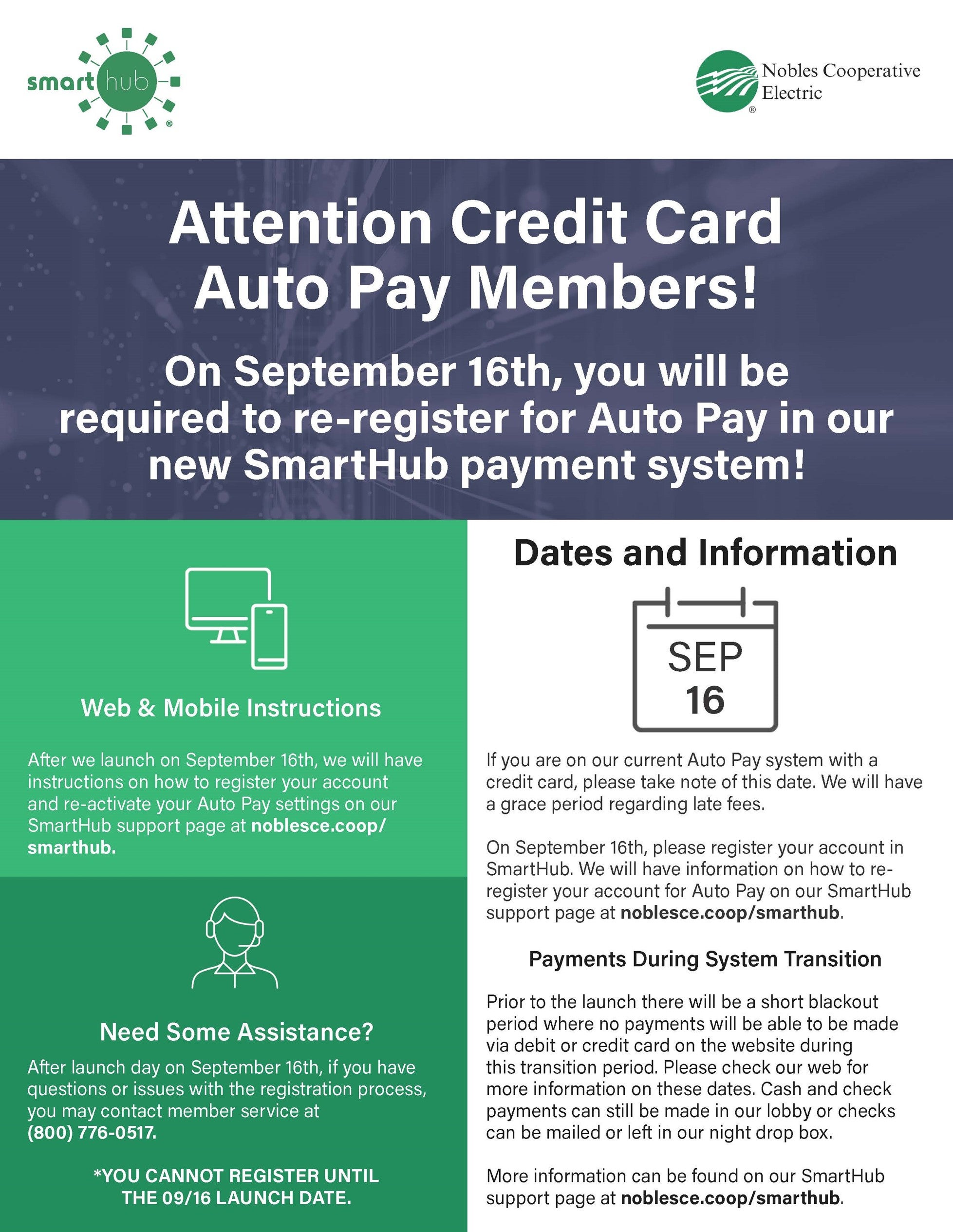 Credit Card Auto Pay Members